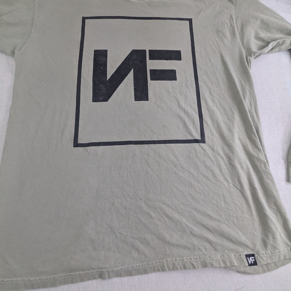 NF Real Music "The Search" 2019 Long Sleeve Tee  Light Grey Size XL